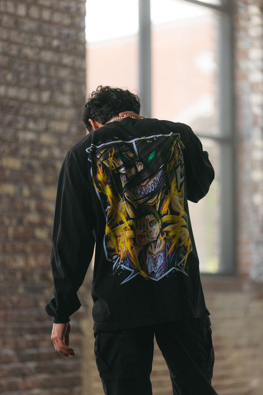 Attack Titan Long Sleeve - Black