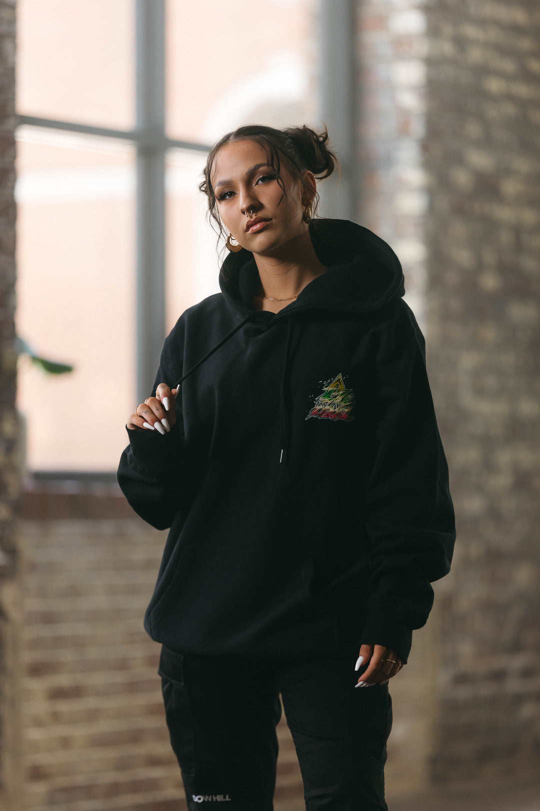 Titans Collide Heavyweight Hoodie - Black
