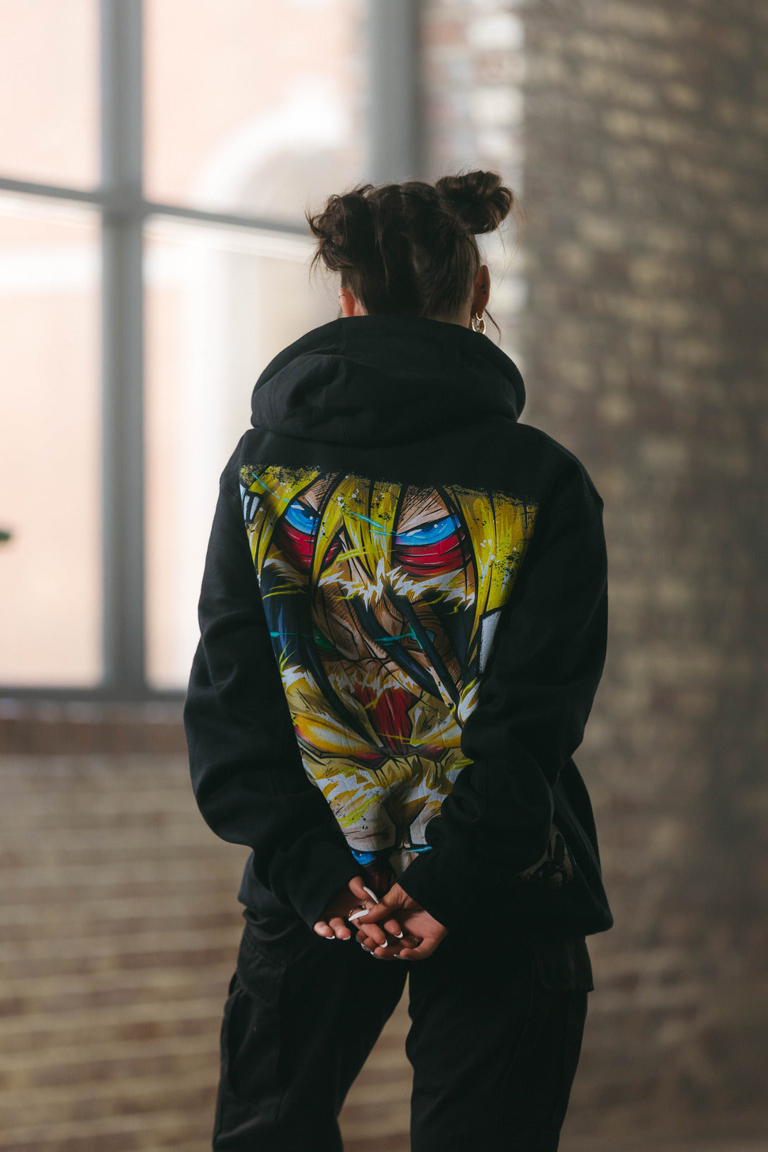 Titans Collide Heavyweight Hoodie - Black