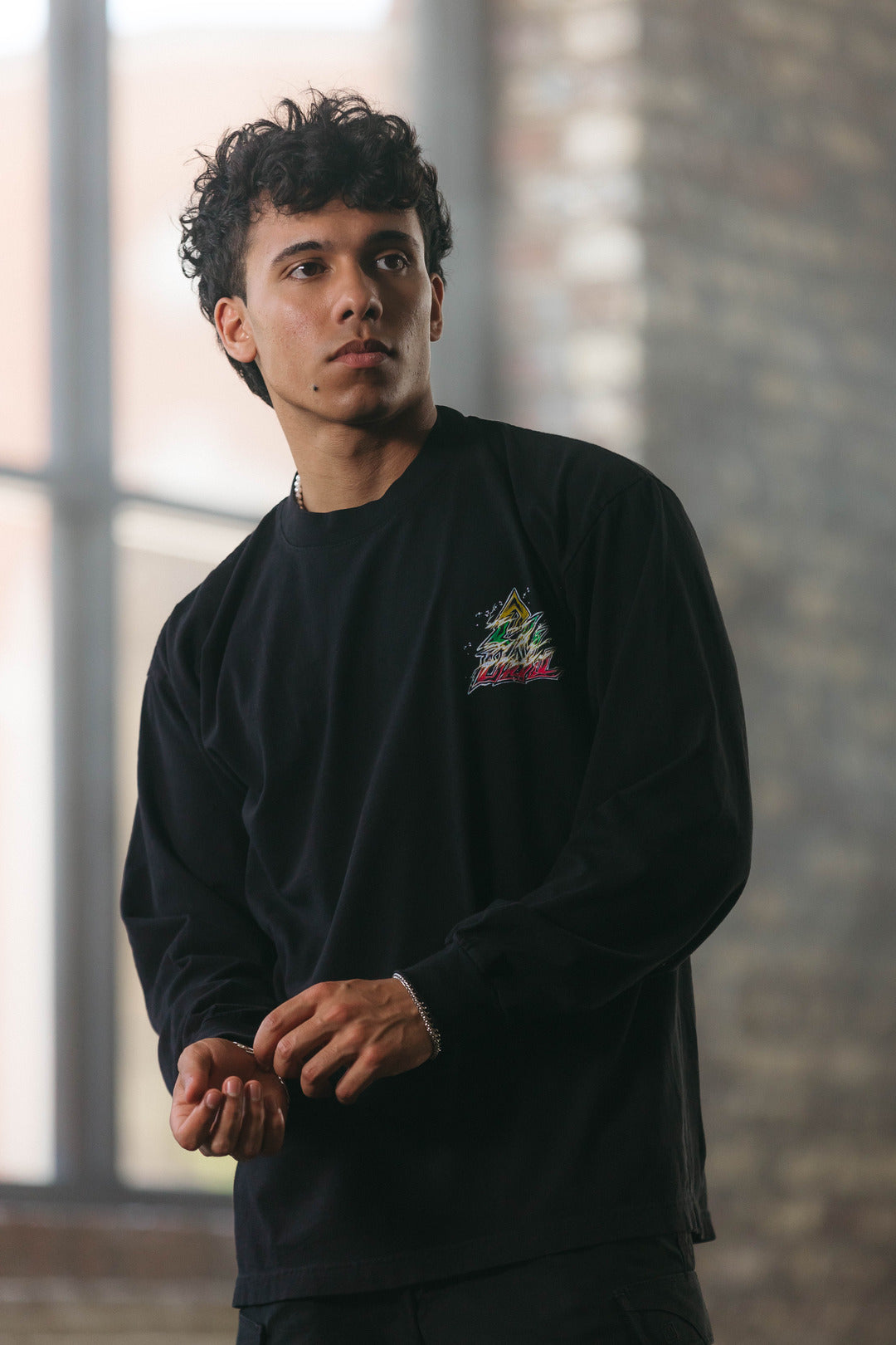 Titans Collide Long Sleeve - Black