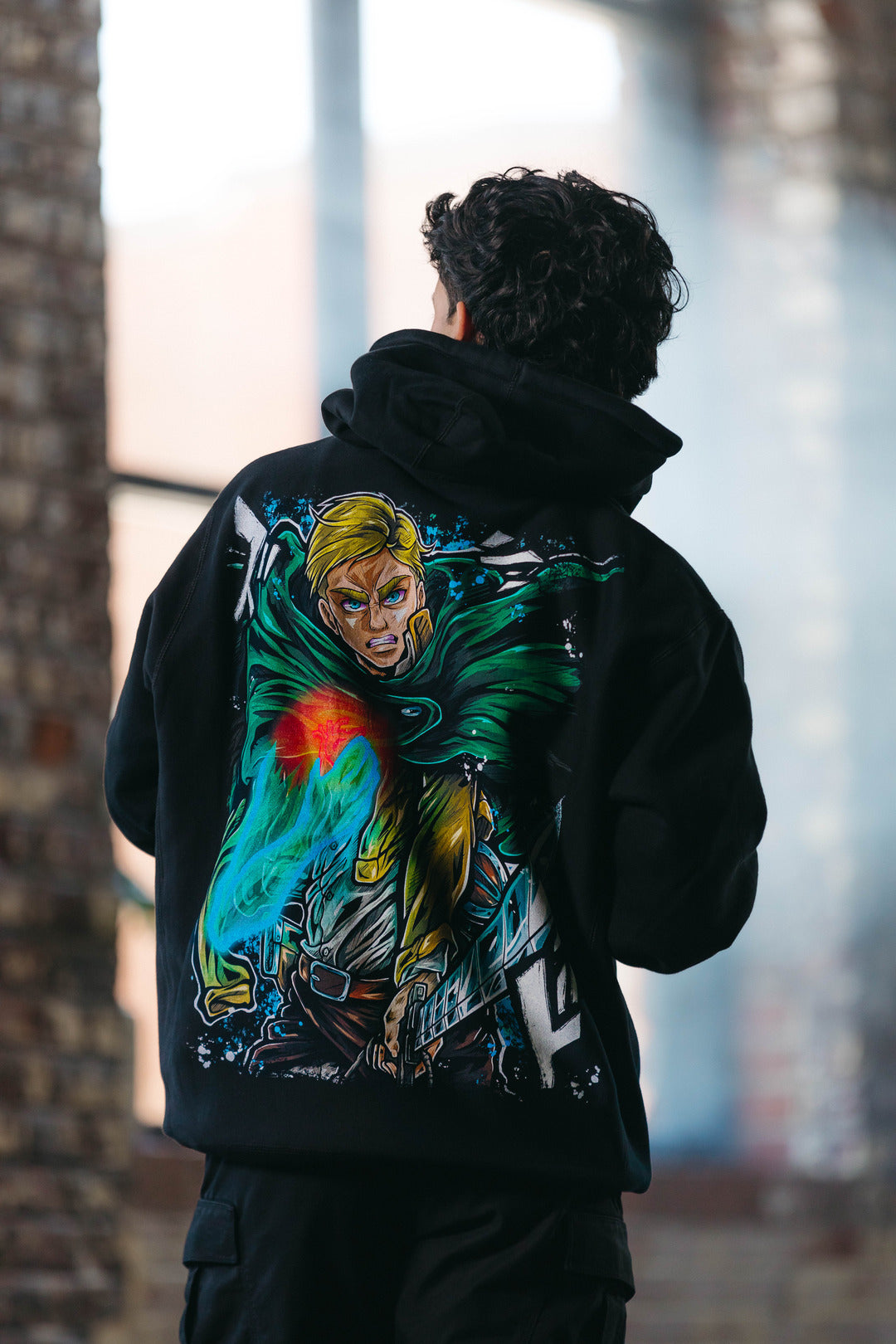 Humanity's Strongest Heavyweight Hoodie - Black