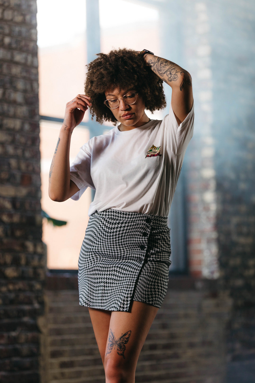 Titans Collide Heavyweight Tee - White