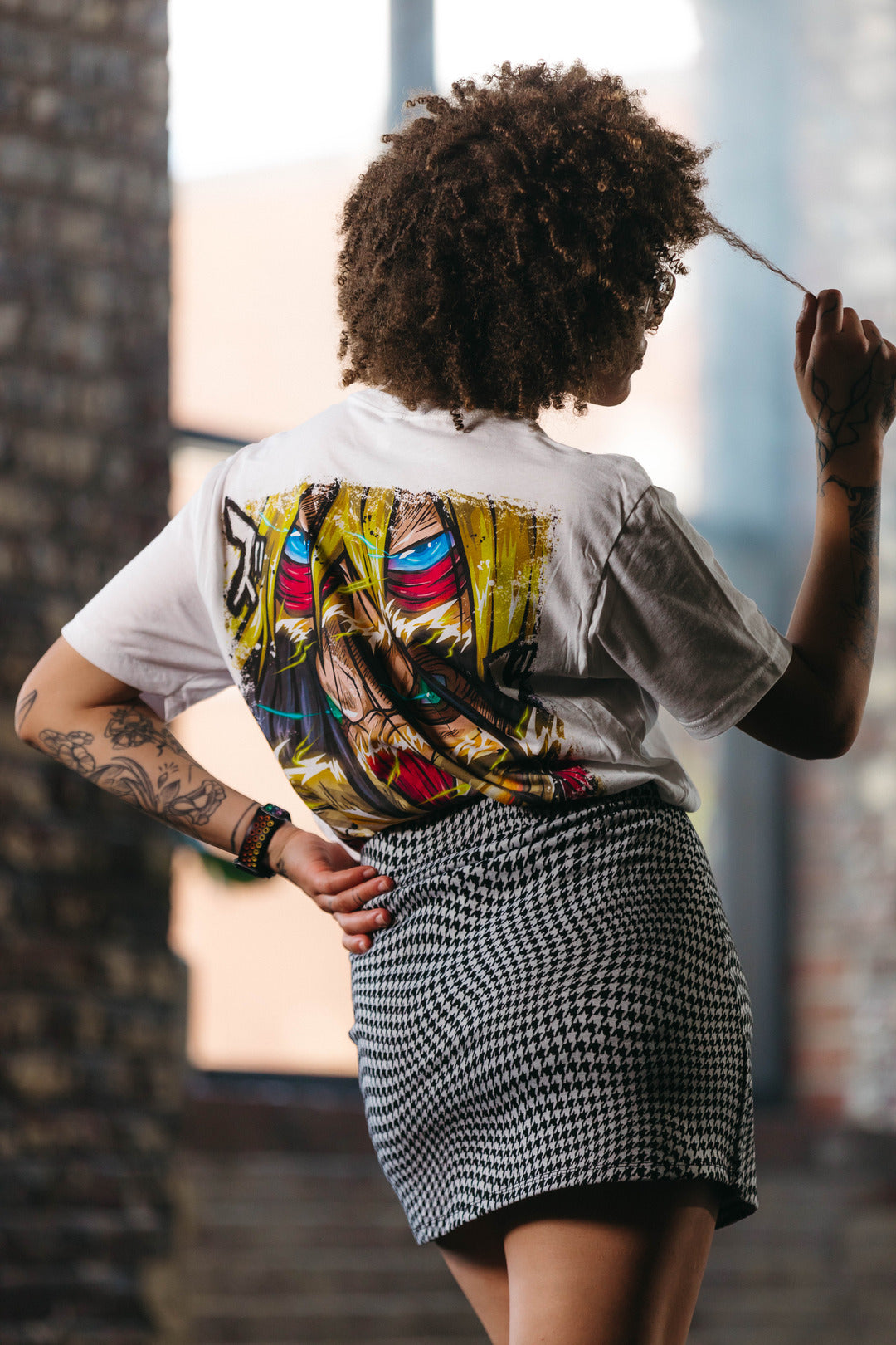 Titans Collide Heavyweight Tee - White