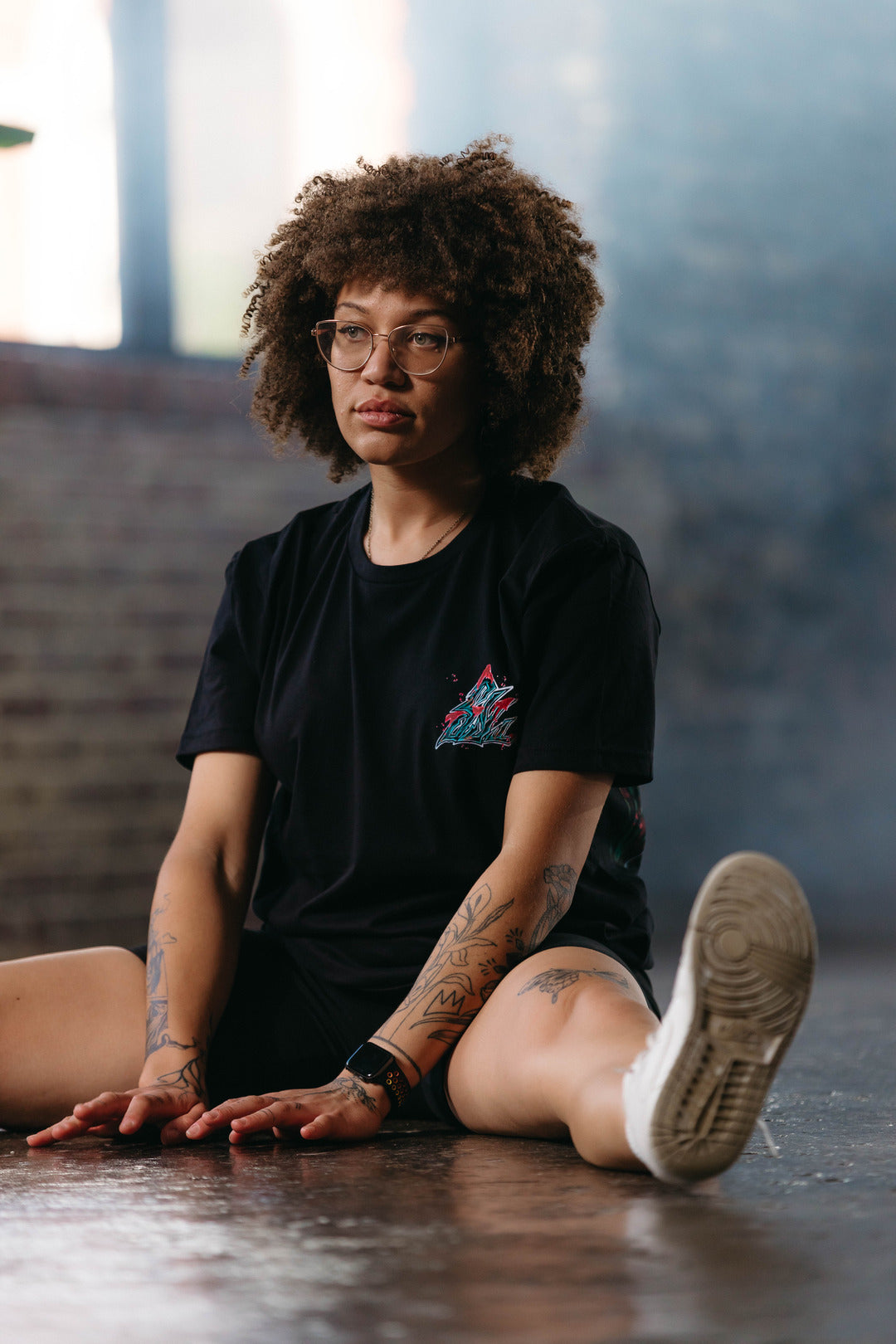 Humanity's Strongest Heavyweight Tee - Black