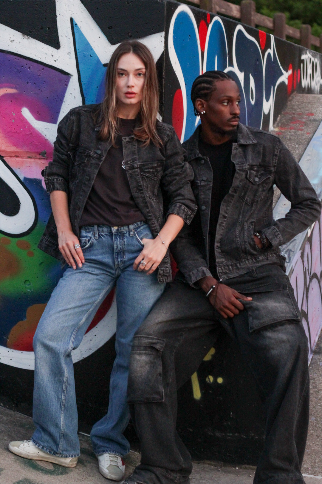 Iron Will Denim Jacket - Black