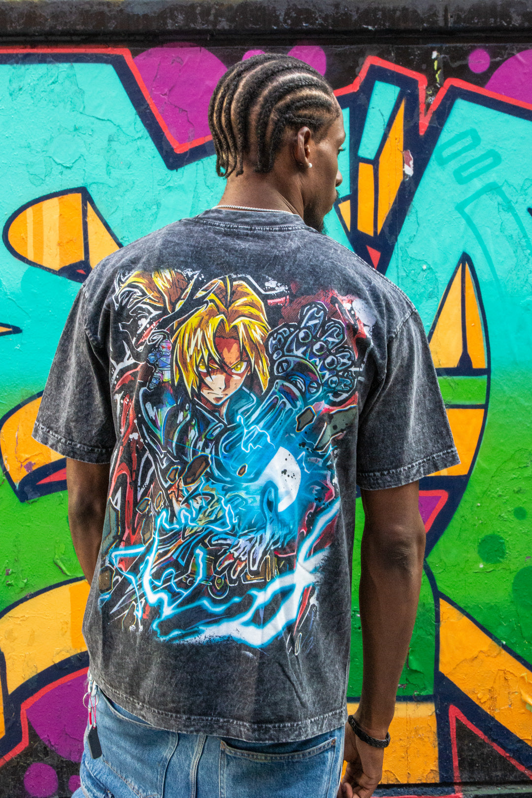 Iron Will Heavyweight Mineral Wash Tee - Black