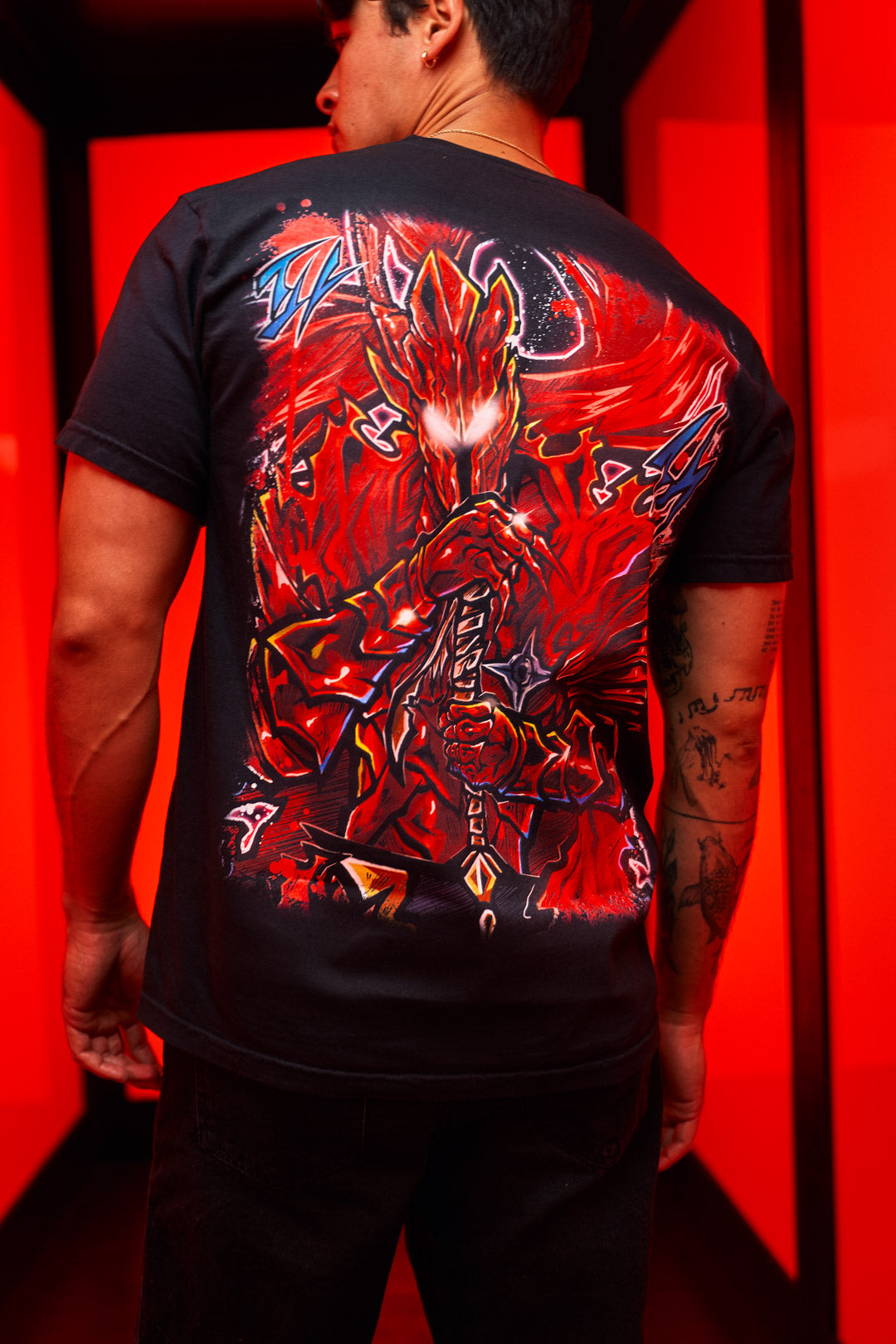 Blood Knight Heavyweight Tee - Black