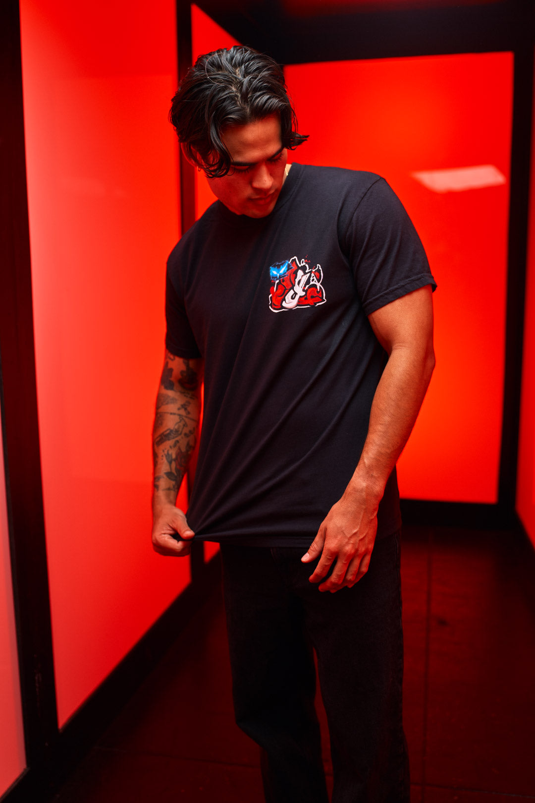 Blood Knight Heavyweight Tee - Black