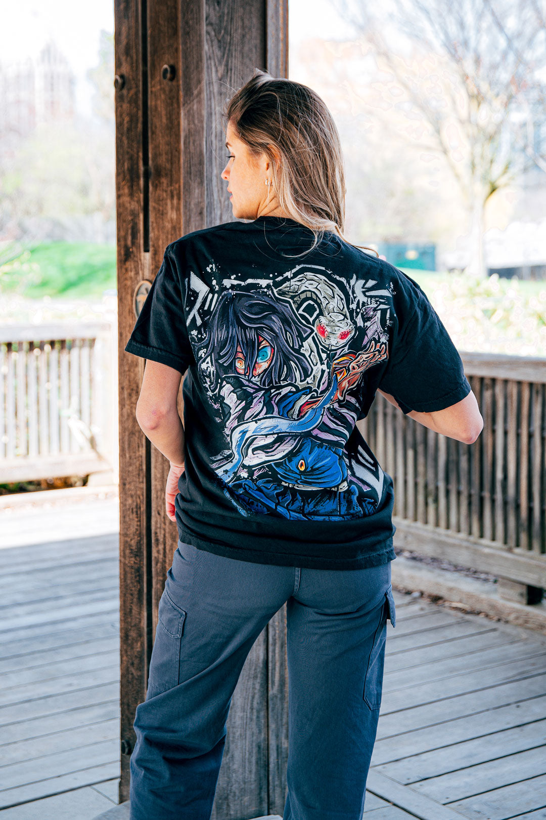 Silent Serpent Heavyweight Tee - Black