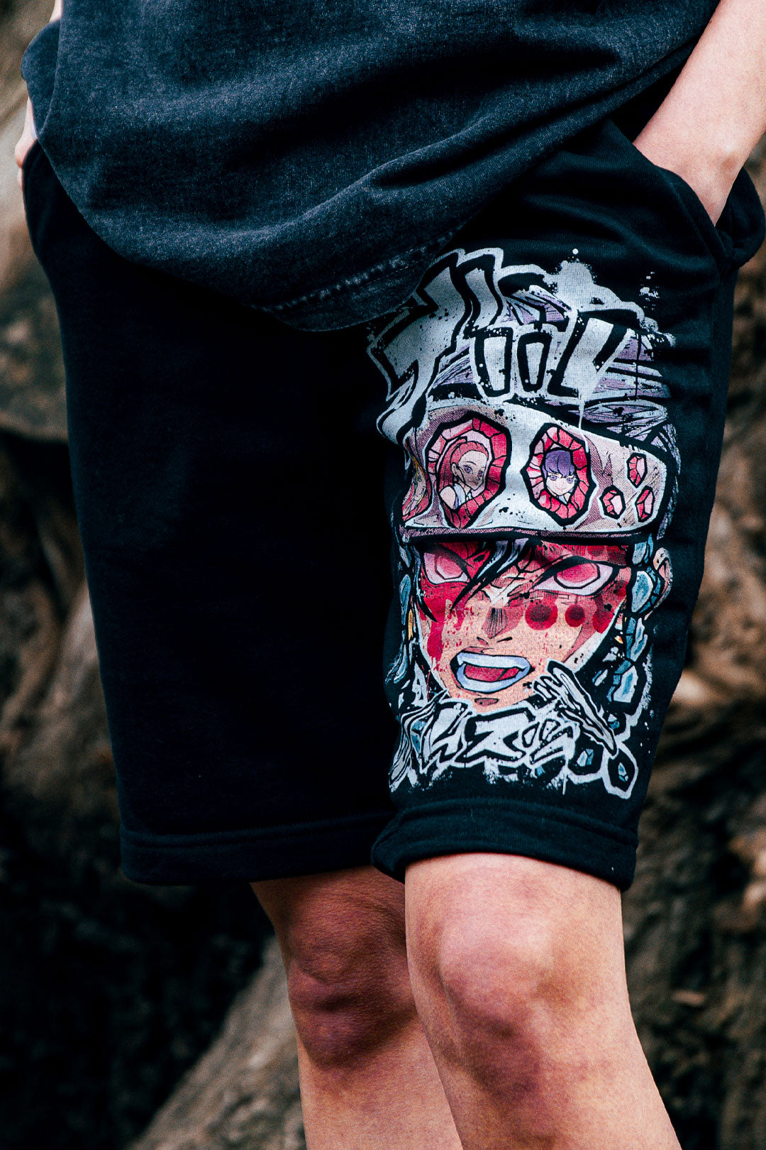 Sound Pillar Midweight Shorts - Black