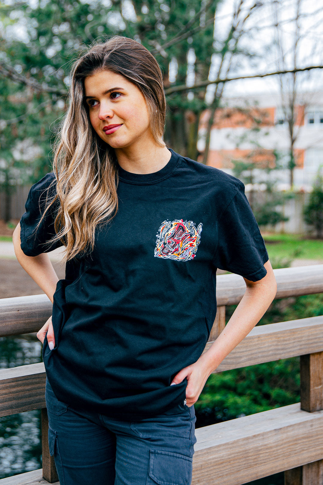Spirit Ablaze Heavyweight Tee - Black