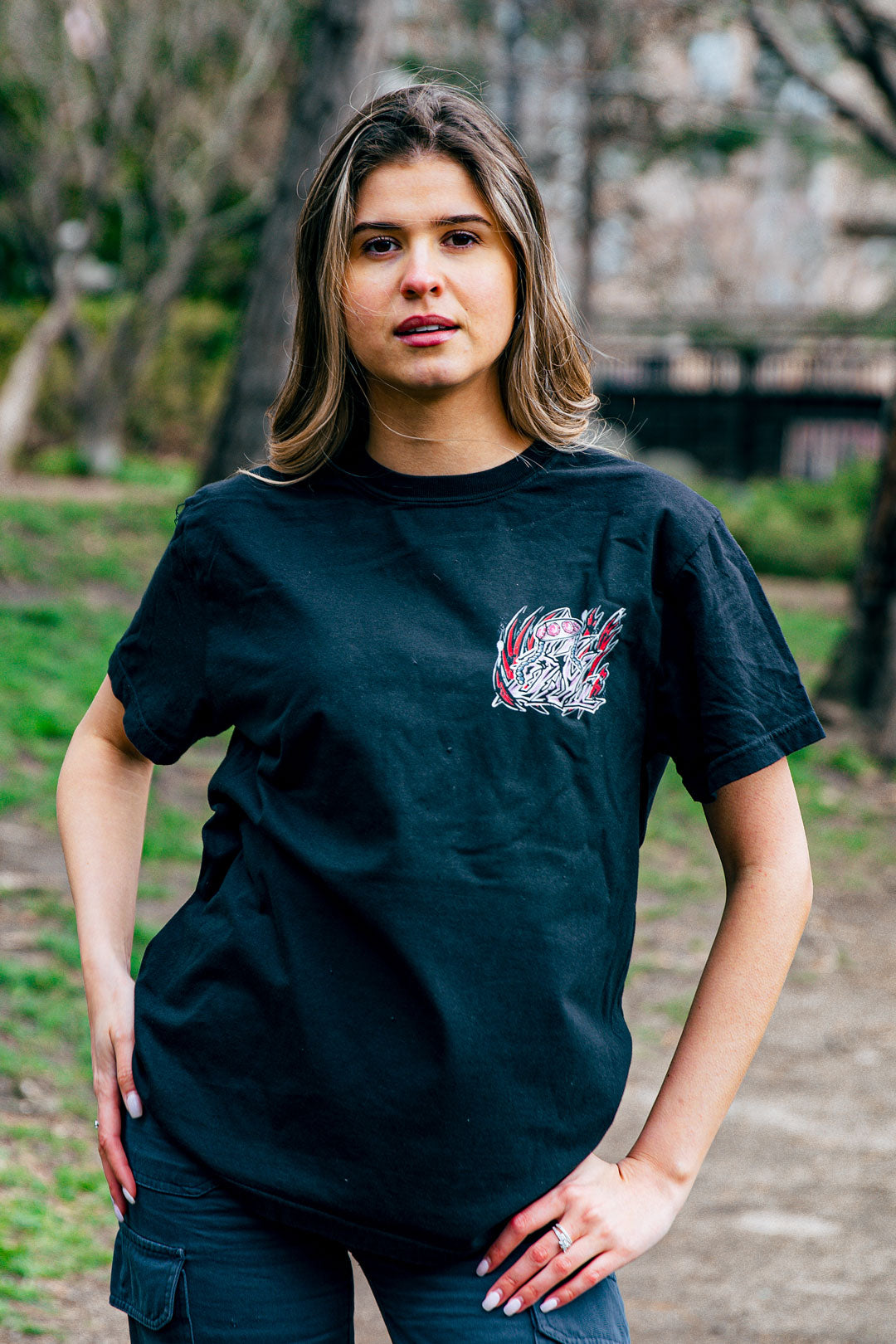 Flashy Showdown Heavyweight Tee - Black