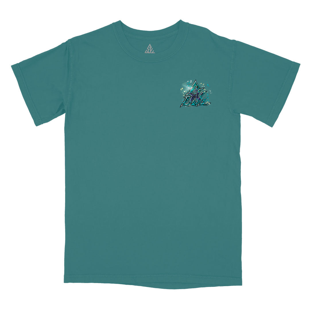 Cyborg Heavyweight Tee - Blue Spruce