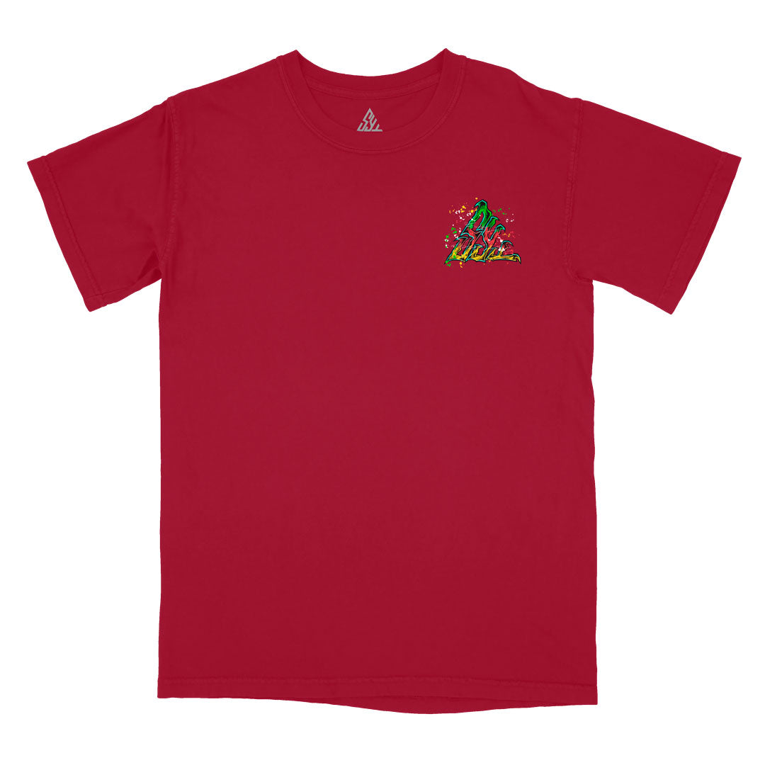 Monster Trio Heavyweight Tee - Chili Pepper