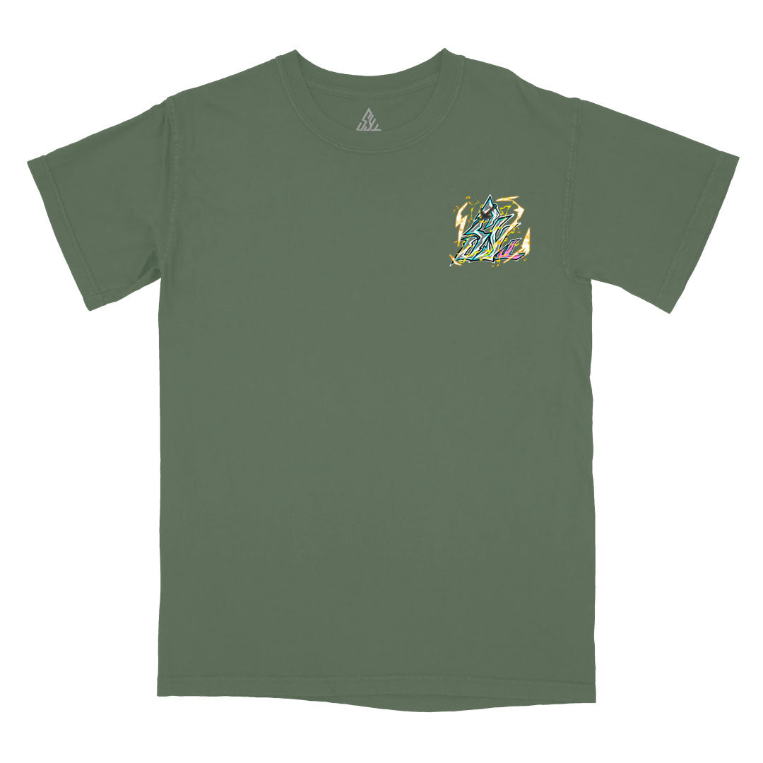 11th Kenpachi Heavyweight Tee - Moss