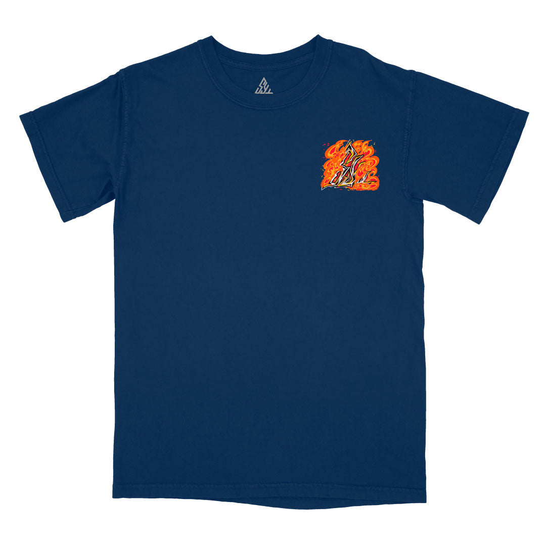 Oldest Captain Heavyweight Tee - Navy
