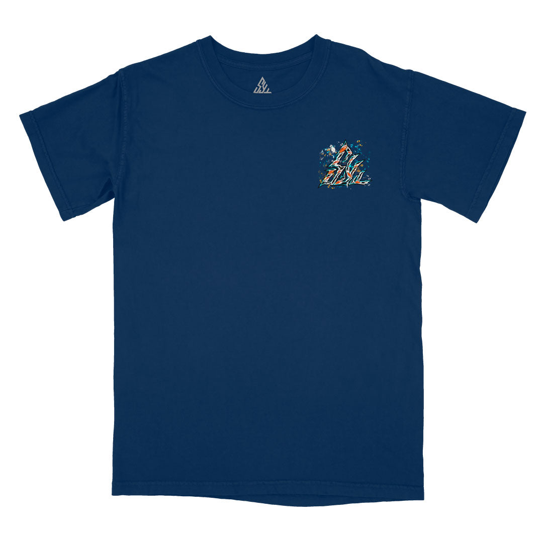 Kon Heavyweight Tee - Navy