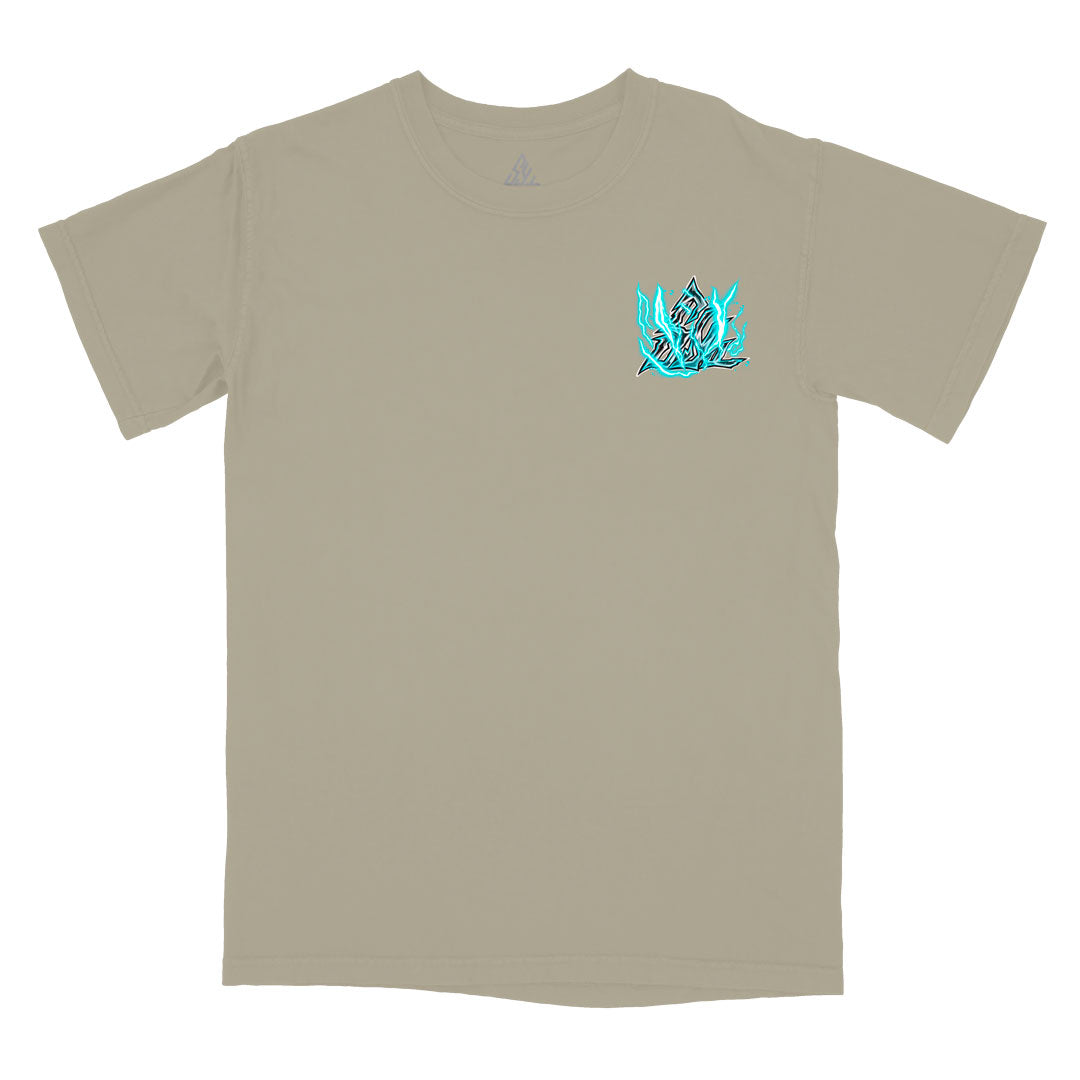 Electric Heart Heavyweight Tee - Sandstone