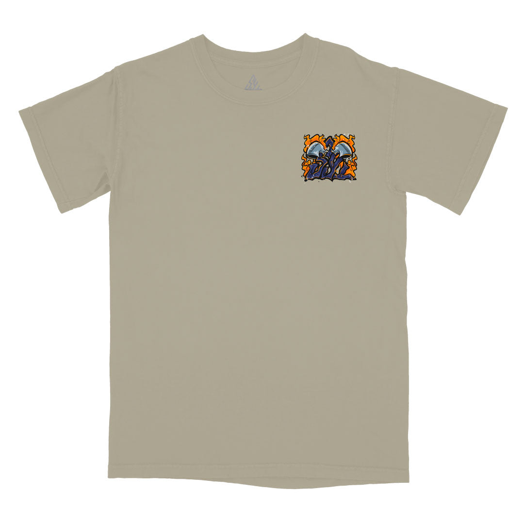 Hellflame Heavyweight Tee - Sandstone