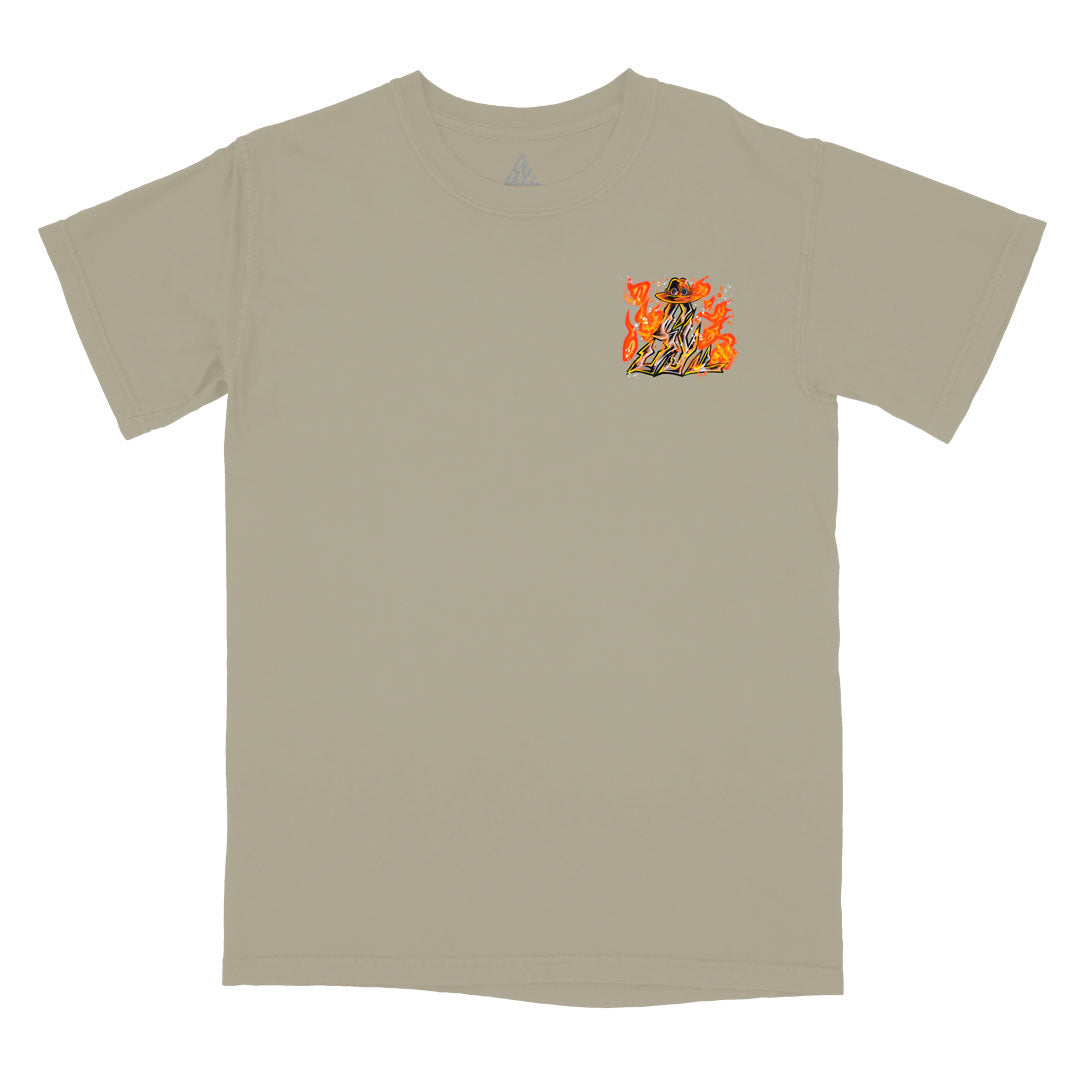 Fire Fist Heavyweight Tee - Sandstone