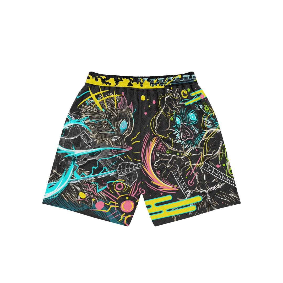 Untamed Blade Mesh Shorts - Black