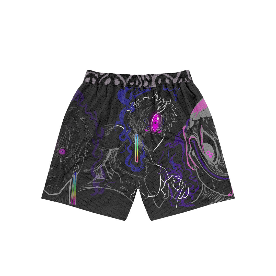 Violet Awakening Mesh Shorts