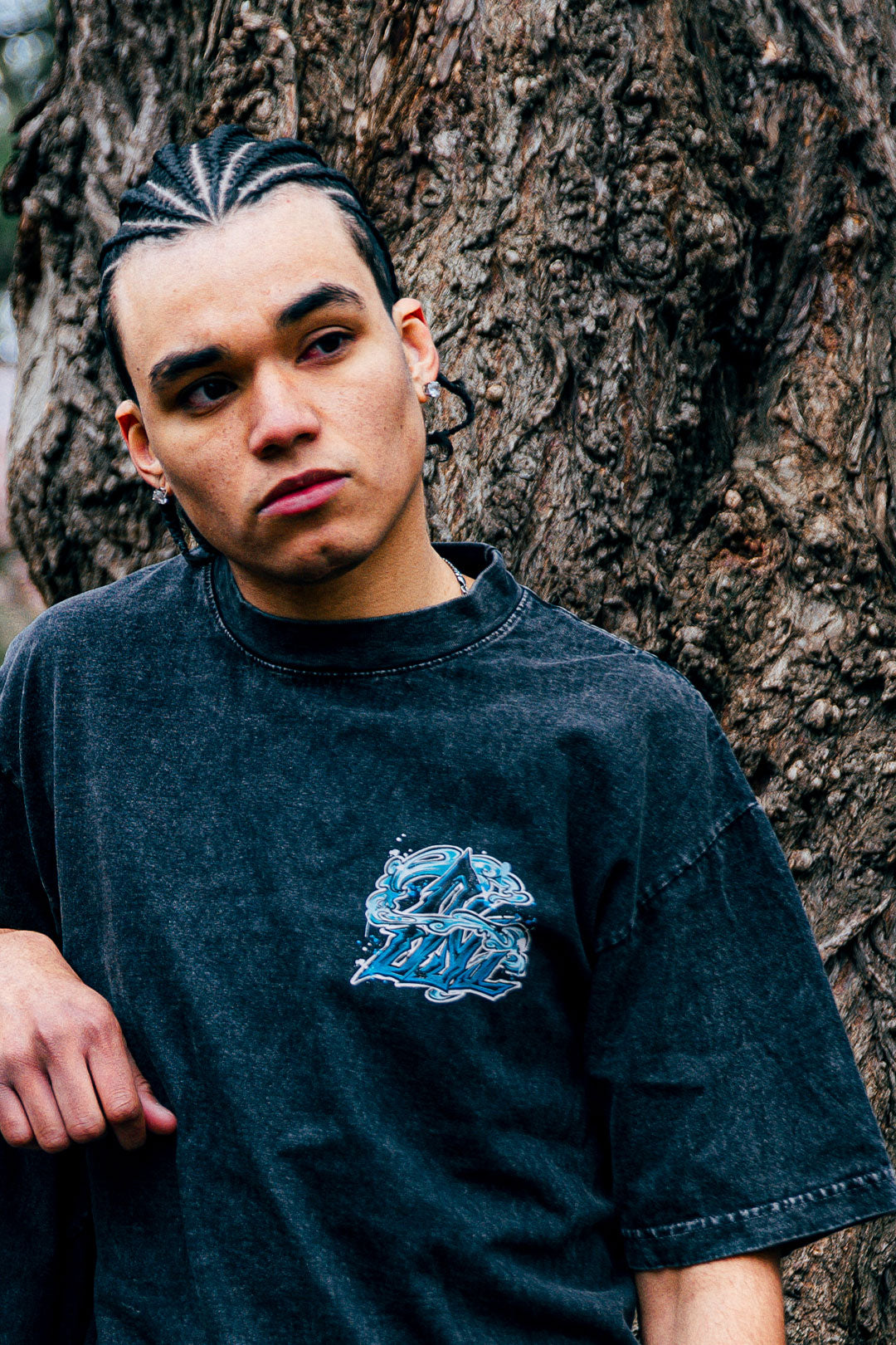 Vapor Prodigy Heavyweight Mineral Wash Tee - Black