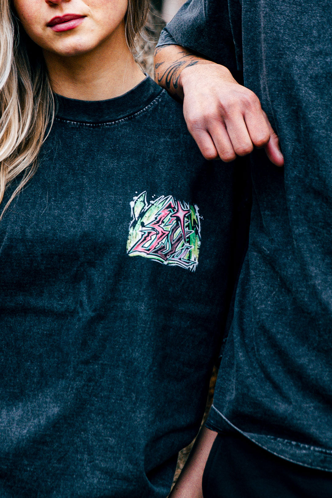 Formidable Love Heavyweight Mineral Wash Tee - Black