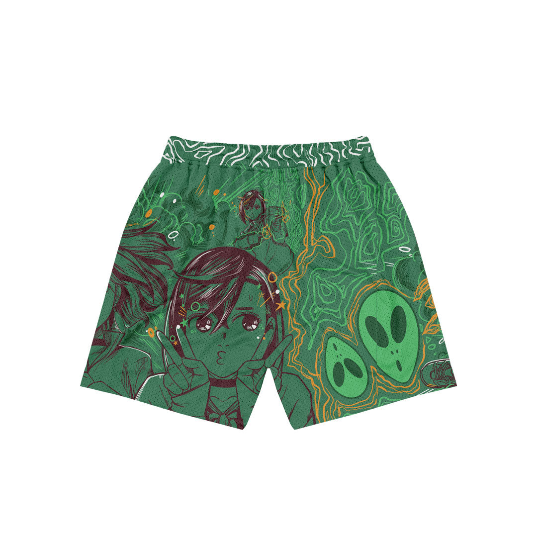 Psychic Strike Mesh Shorts