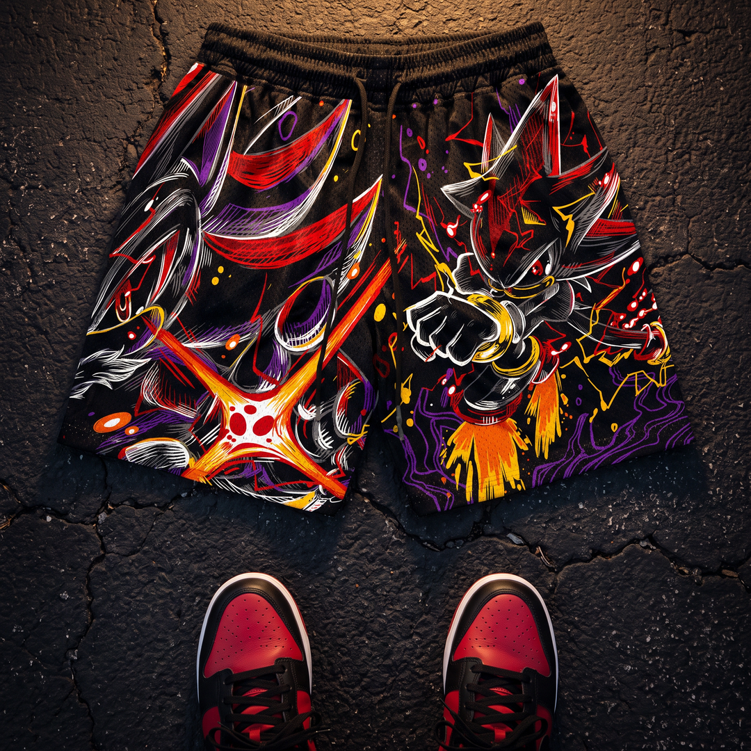 Ultimate Lifeform Mesh Shorts - Black