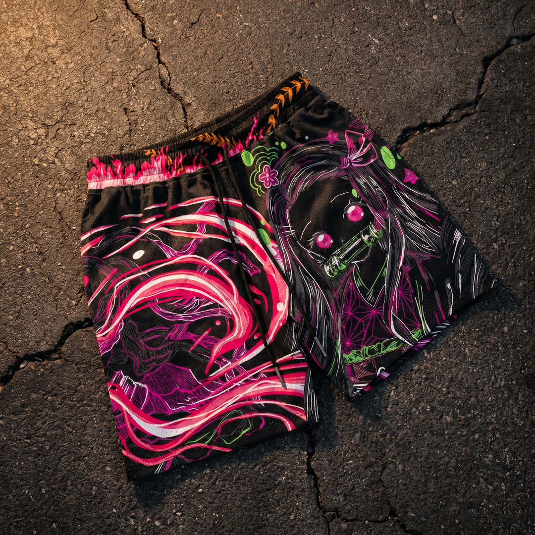 Scarlett Fury Mesh Shorts - Black