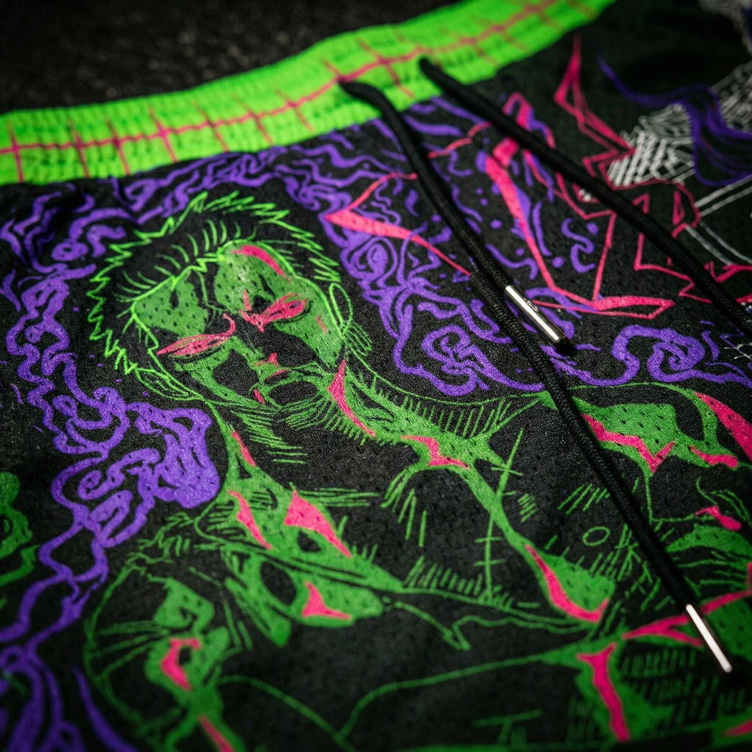 Three Sword Oath Mesh Shorts - Jade