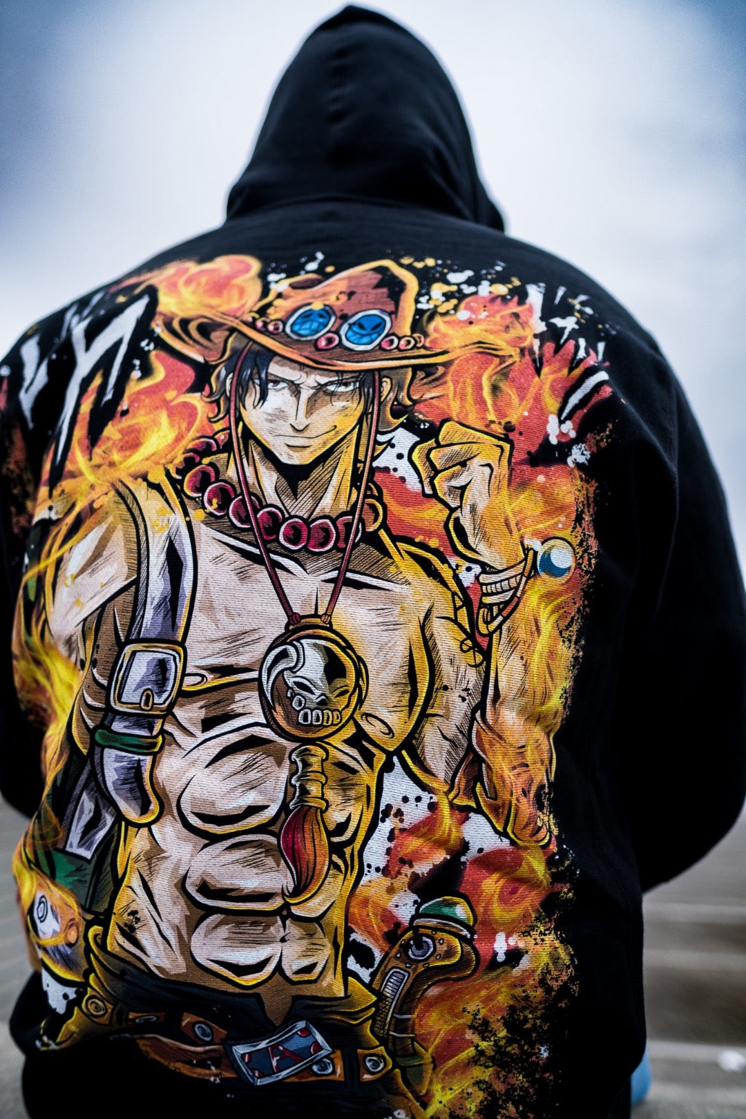 Fire Fist Heavyweight Hoodie - Black