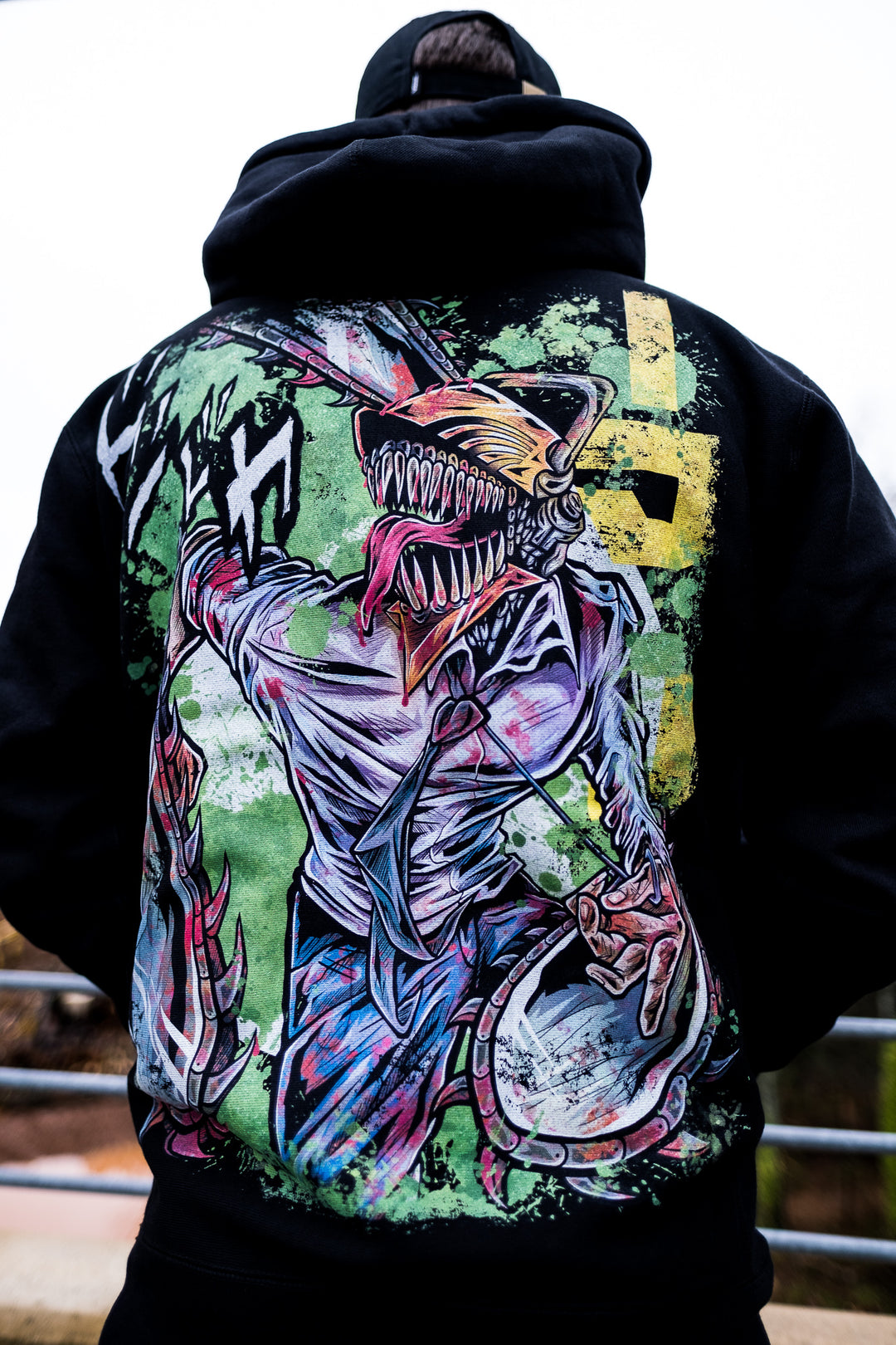 Chainsaw Man Heavyweight Hoodie - Black