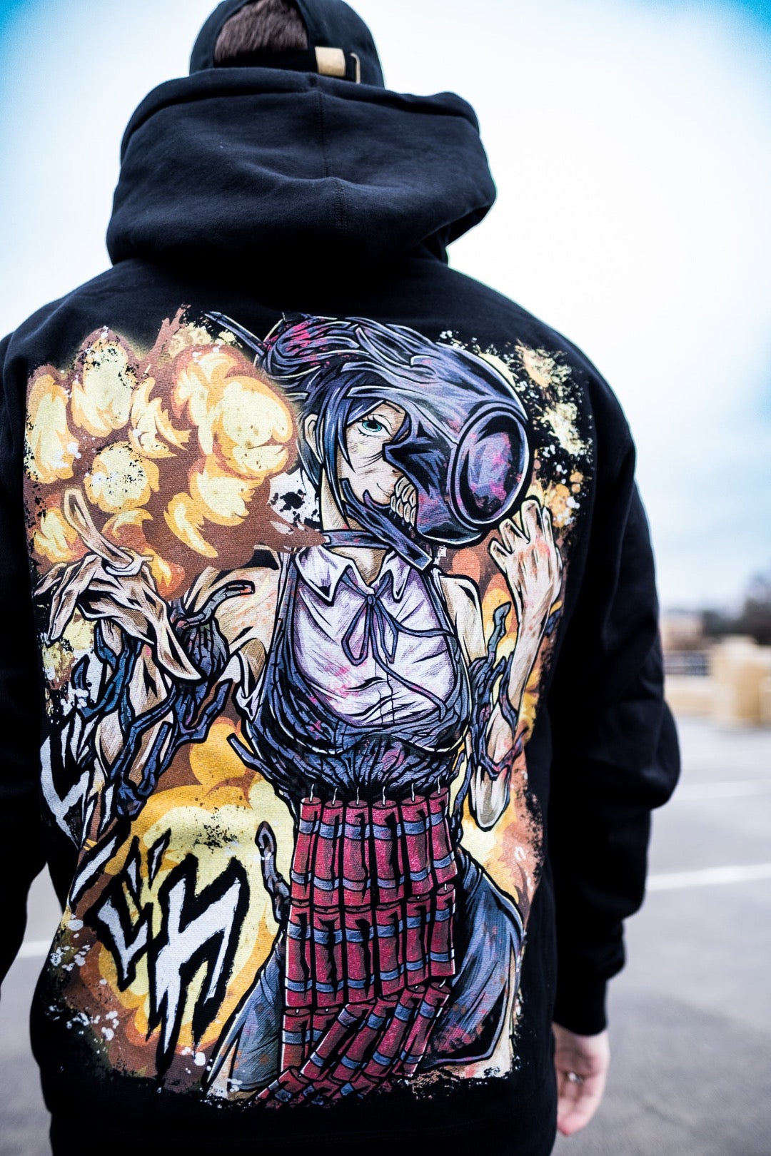 Bomb Girl Heavyweight Hoodie - Black