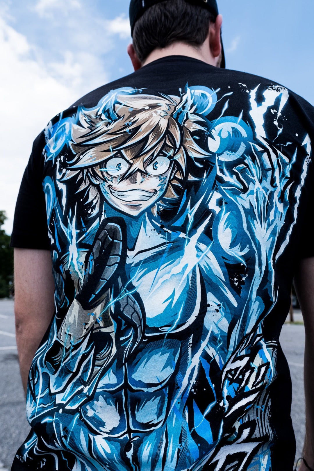 Lightning Battle Fiend Heavyweight Tee - Black