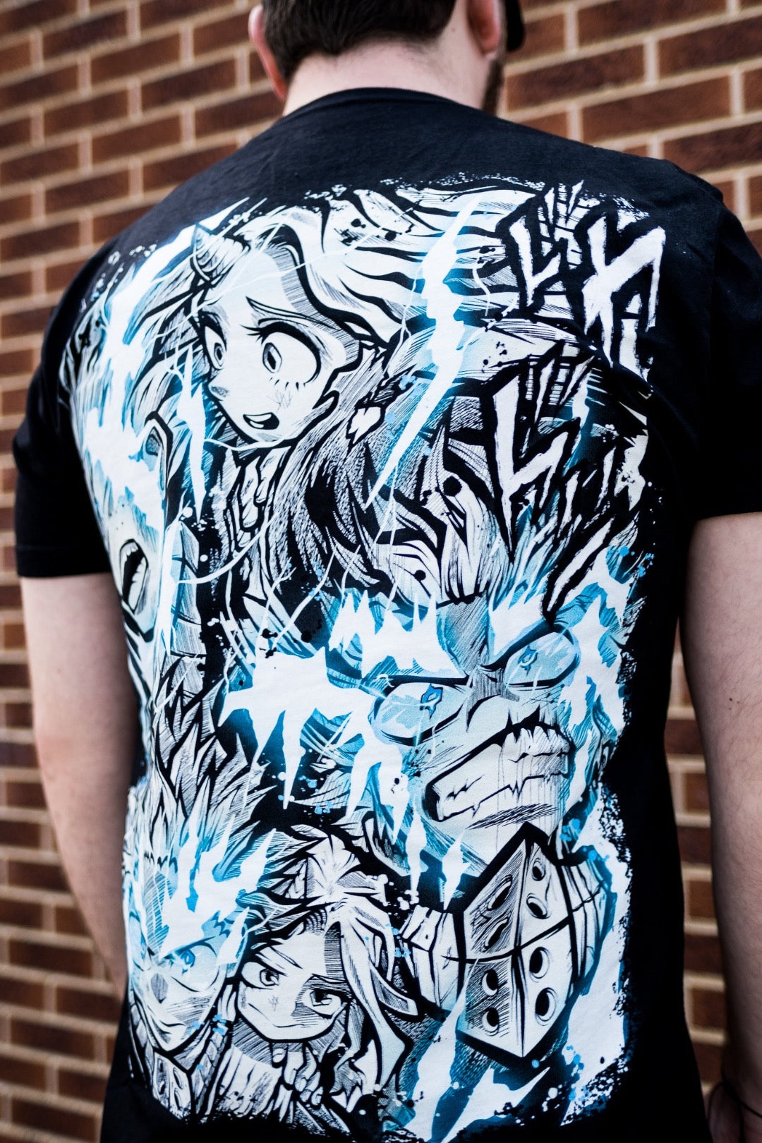 Full Cowl - 100% Heavyweight Tee - Black
