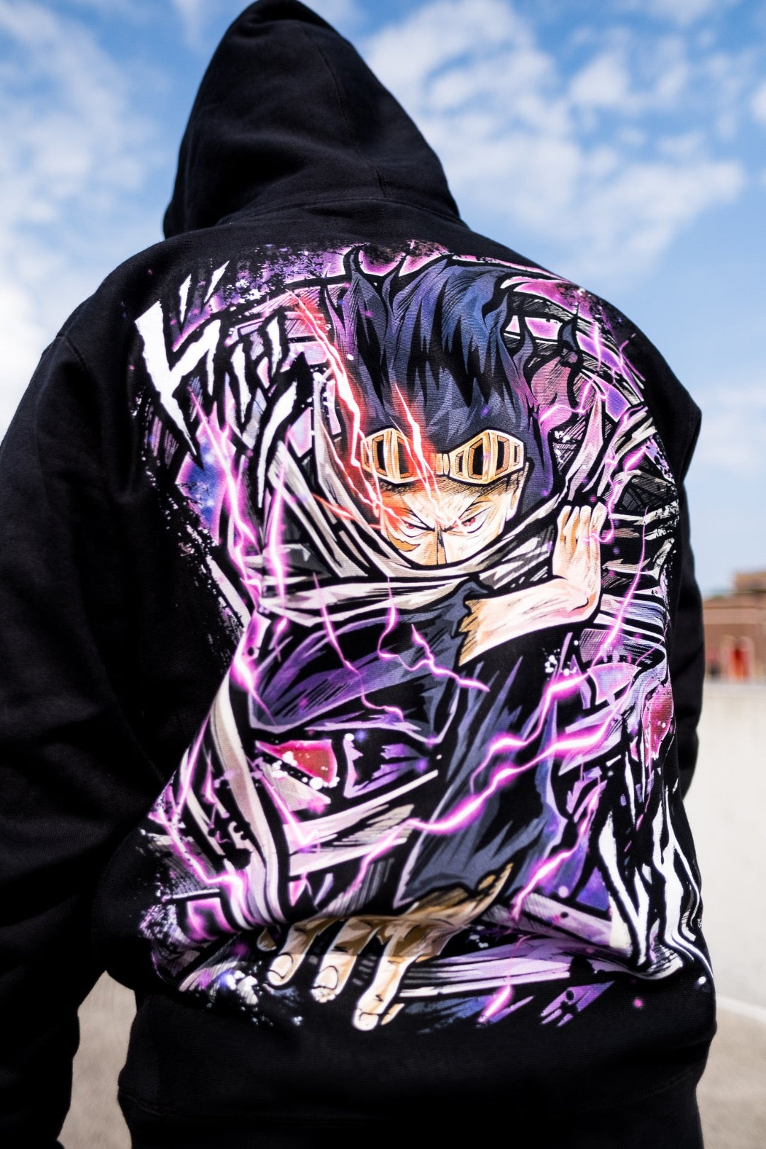 Erasure Heavyweight Hoodie - Black