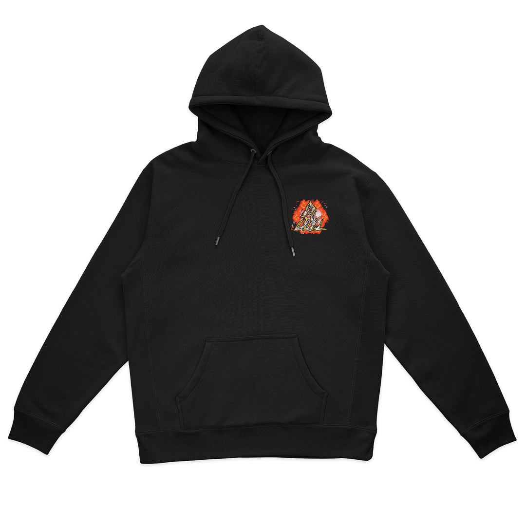 Crimson Moon Heavyweight Hoodie - Black