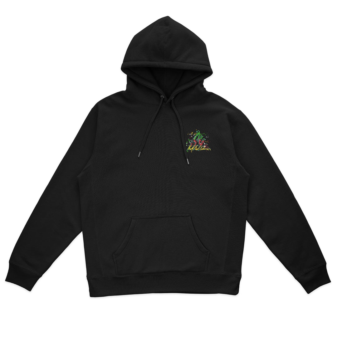 Monster Trio Heavyweight Hoodie - Black