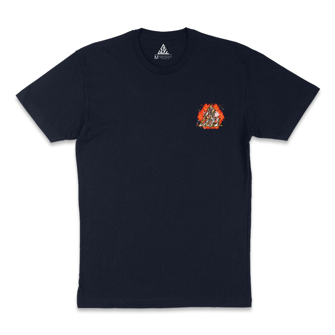 Crimson Moon Heavyweight Tee - Midnight Navy