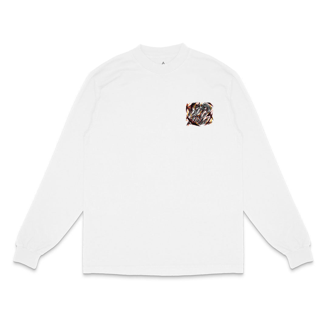 Raging Beast Long Sleeve - White
