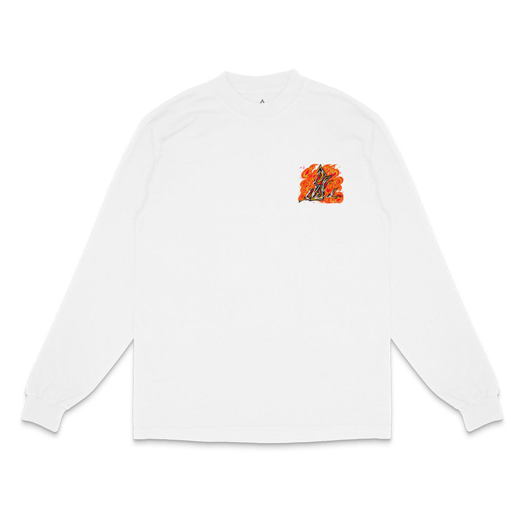 Oldest Captain Long Sleeve - White
