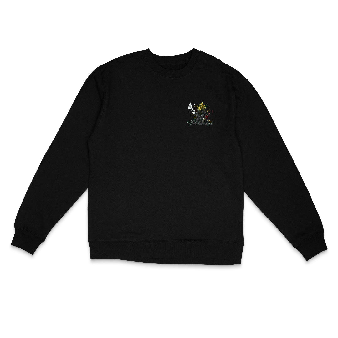 Stealth Black Crewneck - Black