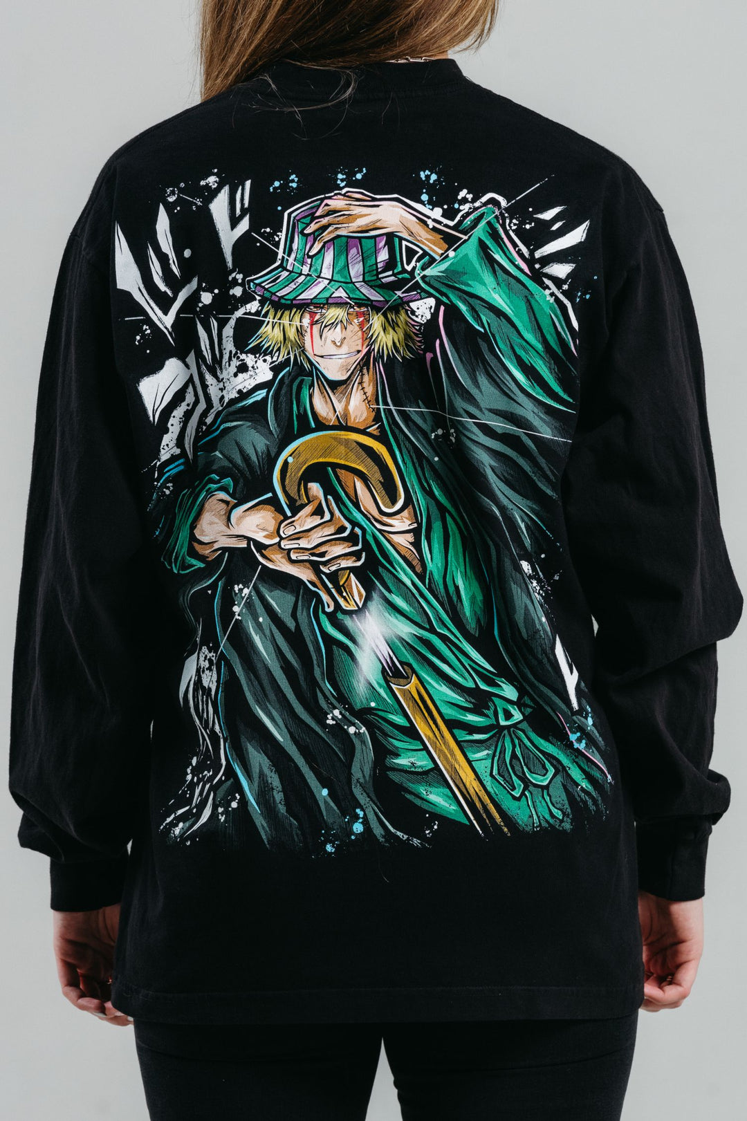 Hat And Sandals Long Sleeve - Black