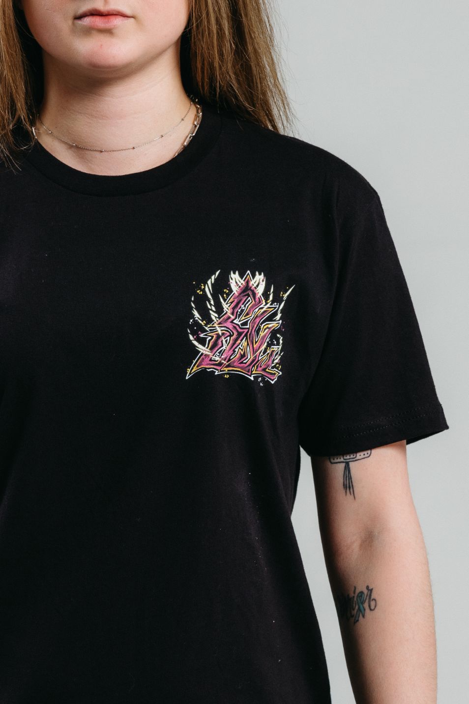 Flash Goddess Heavyweight Tee - Black