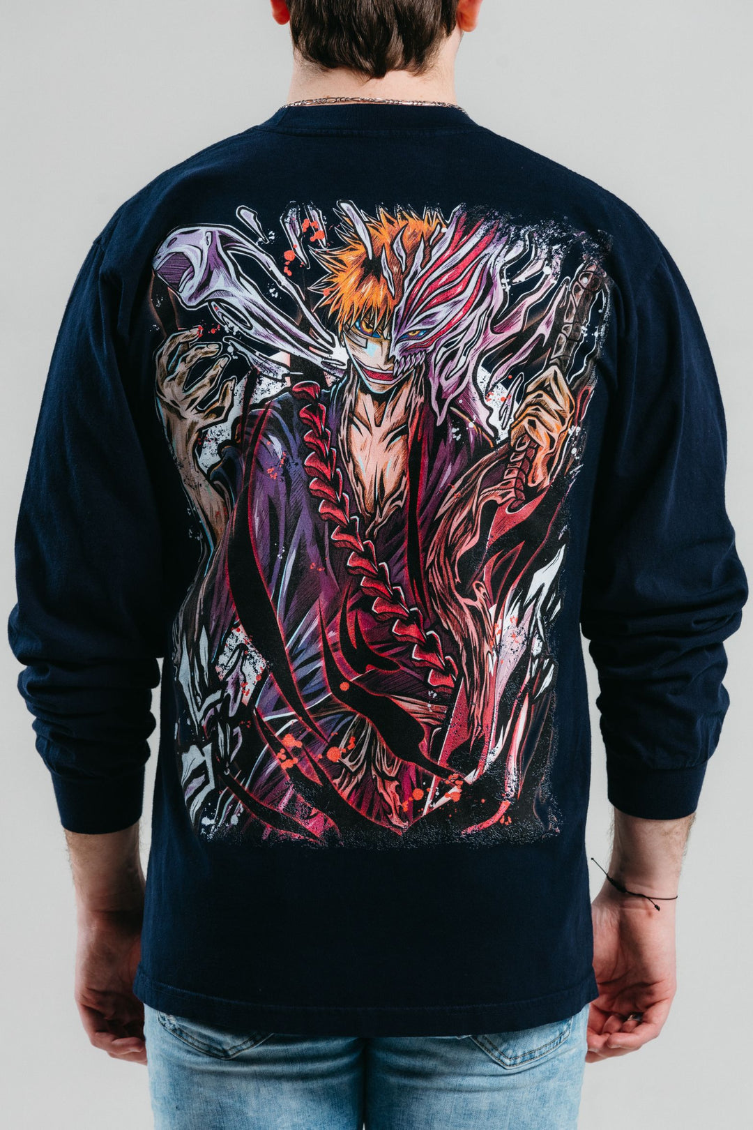 Hollow Ichigo Long Sleeve - Navy