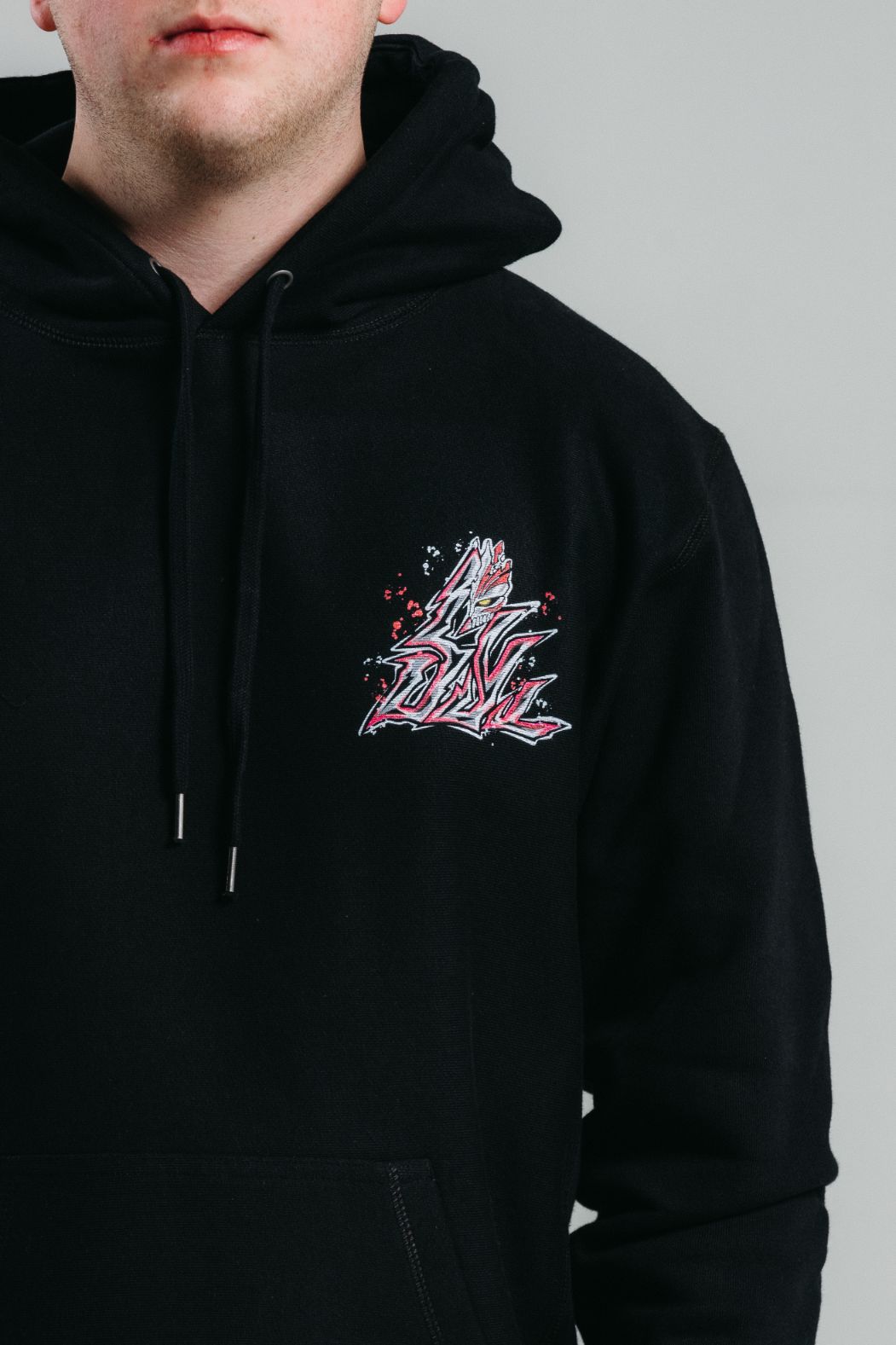 Hollow Ichigo Heavyweight Hoodie - Black