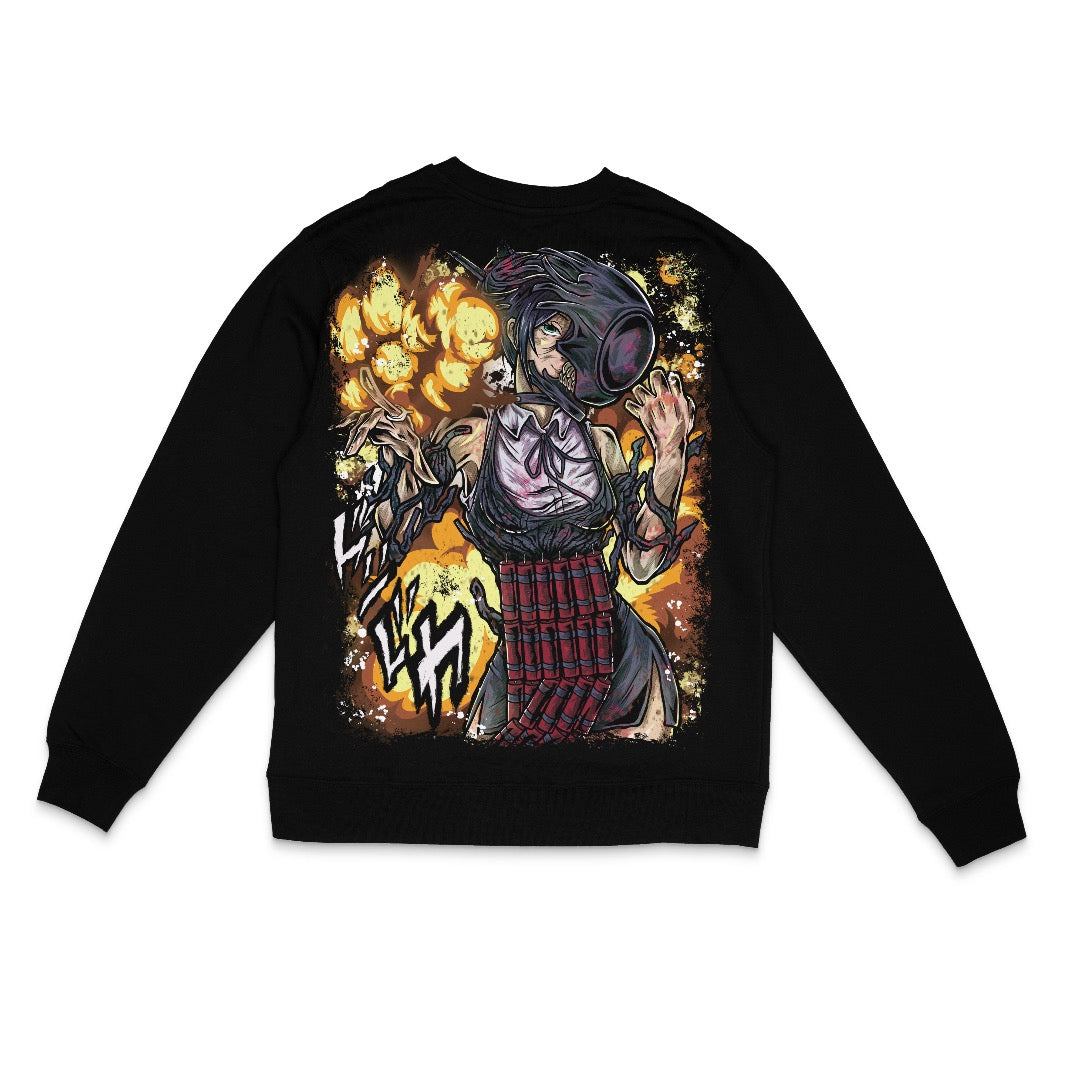 Bomb Girl Crewneck - Black