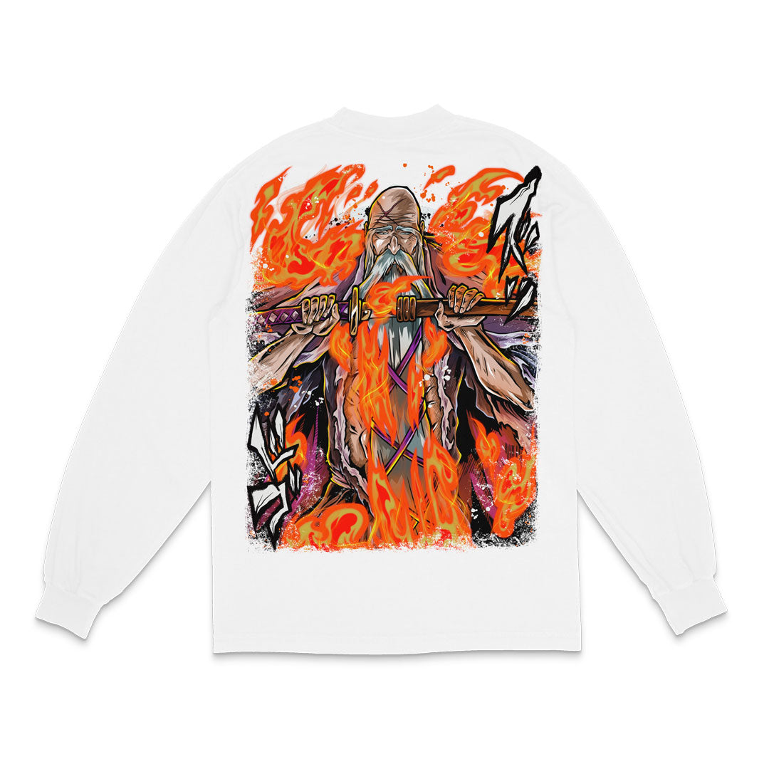 Oldest Captain Long Sleeve - White